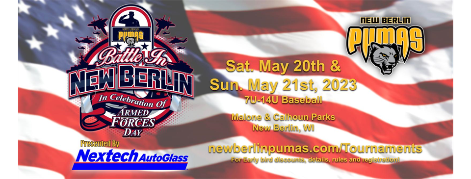 Battle In New Berlin 2023 - Sat 5-20 & Sun 5-21