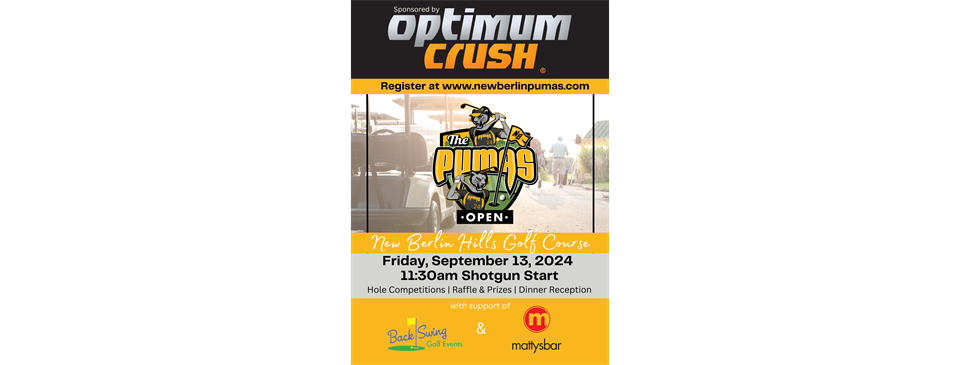 2024 PUMAS GOLF OUTING - Click to Register!